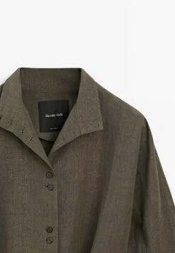 Massimo Dutti STAND COLLAR - Summer Jacket - Mottled Brown -Massimo Dutti Shop 0db24f4cf2f74980bb0b9c9694f1f9e6