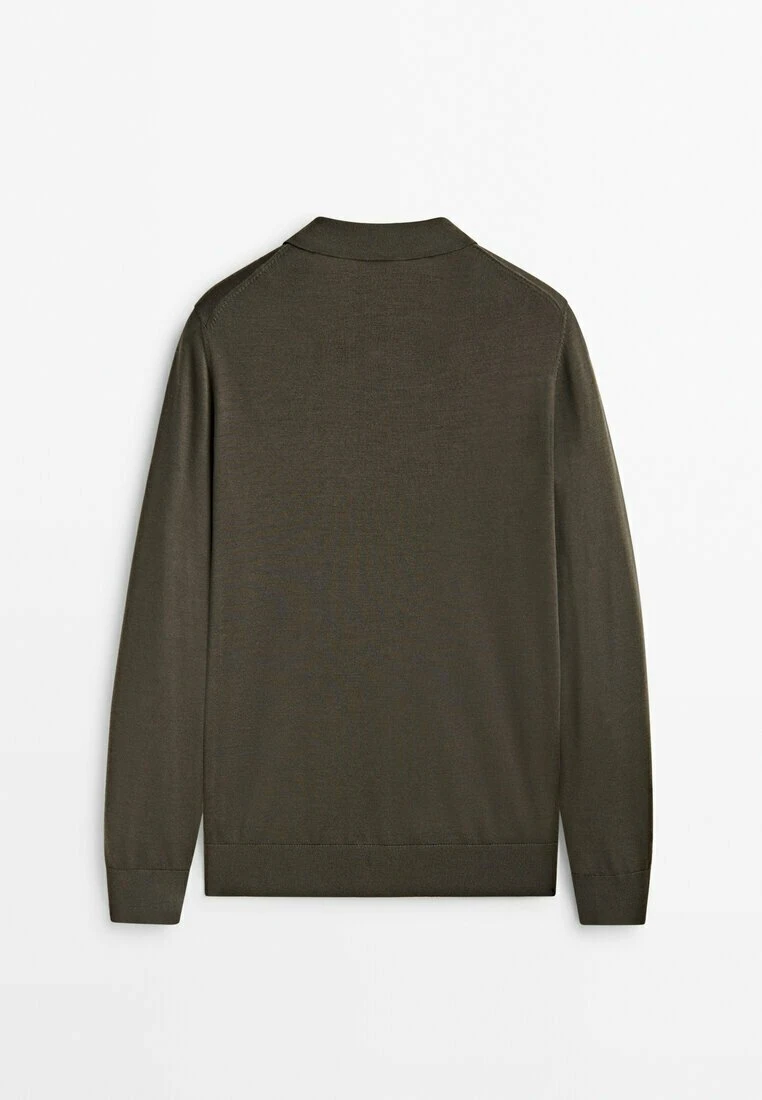 Massimo Dutti Jumper - Khaki 9 Massimo Dutti Jumper - Khaki - Image 7