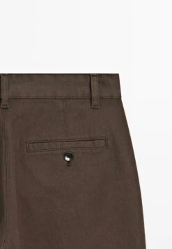 Massimo Dutti STRAIGHT - Trousers - Dark Brown -Massimo Dutti Shop 0dd8ef54b2b744c19e0e2468af66cfe4