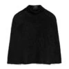 Massimo Dutti BRUSHED FINISH CAPE - Jumper - Black -Massimo Dutti Shop 0df1e999b5f34cecb3905873dd232fc7