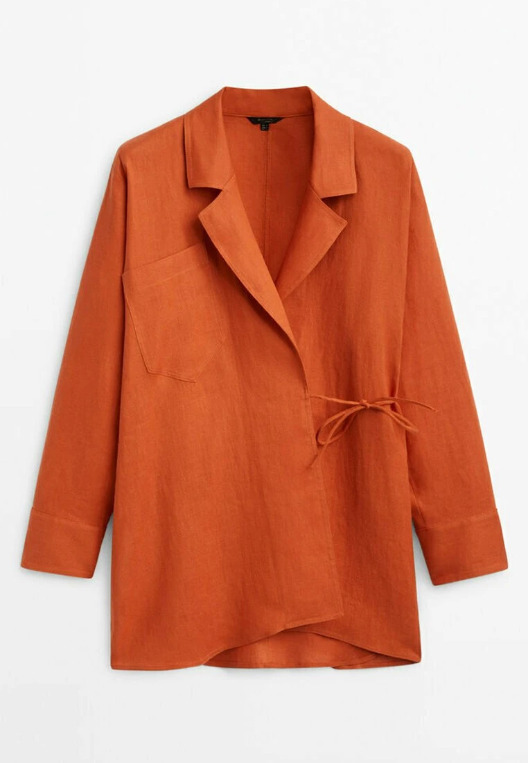 Massimo Dutti Kimono - Short Coat - Orange 13 Massimo Dutti Kimono - Short Coat - Orange - Image 11