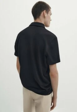 Massimo Dutti Short Sleeve Gassed- Polo Shirt - Dark Blue 15 Massimo Dutti Short Sleeve Gassed- Polo Shirt - Dark Blue -Massimo Dutti Shop 0e2b1de896e54a6e8ebf389d9aa0d00f