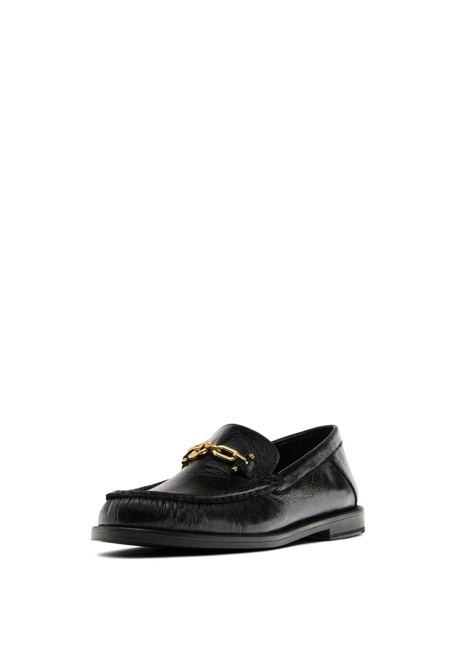 Massimo Dutti CRACKLED WITH DECORATIVE DETAIL - Slip-ons - Black 8 Massimo Dutti CRACKLED WITH DECORATIVE DETAIL - Slip-ons - Black - Image 6