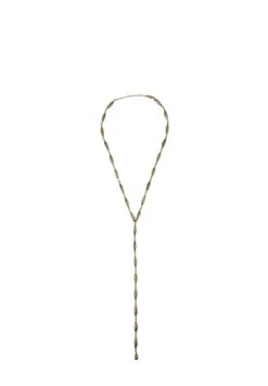 Massimo Dutti LONG COCOA - Necklace - Gold-coloured