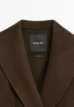 Massimo Dutti DOUBLE-BREASTED WITH - Short Coat - Mottled Dark Green -Massimo Dutti Shop 0e9eca7d16494f6fb42b5fd1a68a2055