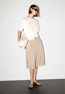 Massimo Dutti BOXY FIT SHORT SLEEVE - Basic T-shirt - White -Massimo Dutti Shop 0eb2cfa0ab954134a506d2dbd0dc1b5e