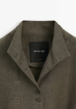 Massimo Dutti STAND COLLAR - Summer Jacket - Mottled Brown -Massimo Dutti Shop 0ee3b0d0f86244a9b0ac3e606aab5a07
