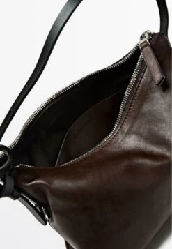 Massimo Dutti SMALL NAPPA FINISH - Handbag - Dark Brown -Massimo Dutti Shop 0f1d050d720a4a2dbfd8e00e2764ff30