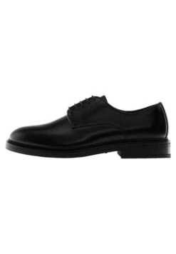 Massimo Dutti Derby - Smart Lace-Ups - Black