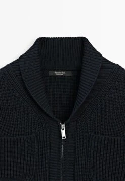 Massimo Dutti ZIP-UP HIGH COLLAR - Cardigan - Dark Blue 21 Massimo Dutti ZIP-UP HIGH COLLAR - Cardigan - Dark Blue -Massimo Dutti Shop 0f3cc71c37244c4998483a0e1bd4e5ab