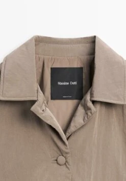 Massimo Dutti SHORT WATER-REPELLENT PUFFER - Light Jacket - Mottled Brown -Massimo Dutti Shop 0fd87b52d5704a39b9c5e20b666ec272