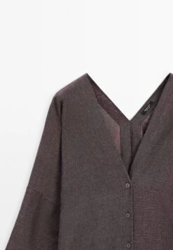 Massimo Dutti LONG TUNIC WIDE LONG SLEEVE - Day Dress - LILAC -Massimo Dutti Shop 0ffaad9229d74259b8cffa7021a79026