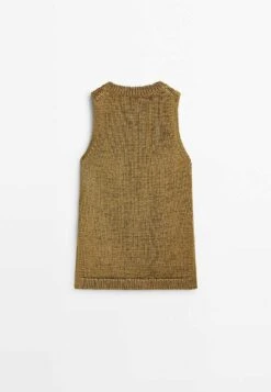 Massimo Dutti With Slits - Jumper - Gold Coloured 19 Massimo Dutti With Slits - Jumper - Gold Coloured -Massimo Dutti Shop 103bf929929c49afaf42a77f006b5973