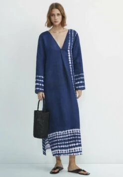 Massimo Dutti Tie-Dye Kaftan - Maxi Dress