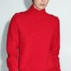 Massimo Dutti HIGH NECK WITH SHOULDER DETAIL - Jumper - Red -Massimo Dutti Shop 10e7062d7bc14174955f16ef5dbab2c3