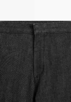 Massimo Dutti FRAYED - Trousers - Black -Massimo Dutti Shop 10e9aefa6d8b485d94e29a275f8d496c