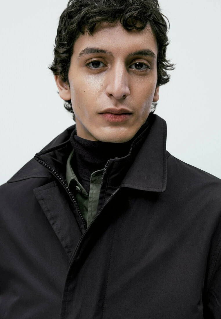 Massimo Dutti With Removable Interior - Short Coat - Dark Blue 6 Massimo Dutti With Removable Interior - Short Coat - Dark Blue - Image 4