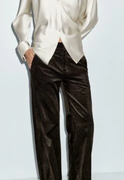 Massimo Dutti Trousers - Mottled Dark Brown 15 Massimo Dutti Trousers - Mottled Dark Brown -Massimo Dutti Shop 1110cab3ddc342fba277074edd2b4335