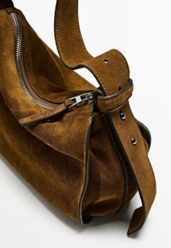 Massimo Dutti SHOULDER - Handbag - Brown -Massimo Dutti Shop 1154b8de940d41eab7a6e57233286da8