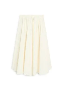 Massimo Dutti STRIPE PRINT FLARED MIDI - A-line Skirt - Mottled Beige -Massimo Dutti Shop 11aee3daf27c4cd0bfaa11c88935a4cd