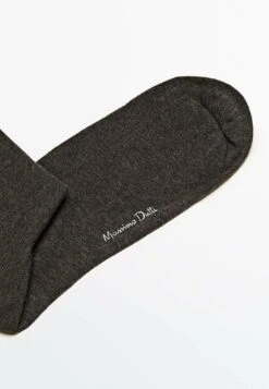 Massimo Dutti Long With Contrast Stripe - Socks - Dark Grey -Massimo Dutti Shop 11b4a0c36bb747189d0f828d79264276