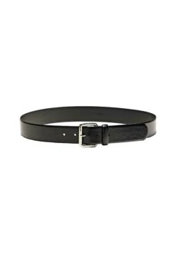 Massimo Dutti WITH SQUARE BUCKLE - Belt Business - Black