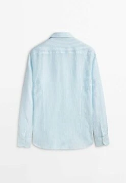 Massimo Dutti Striped - Shirt - Mottled Turquoise -Massimo Dutti Shop 11feb7edfb394dbc9b40de64252cbfe9