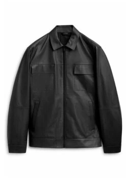 Massimo Dutti With Pockets- Leather Jacket - Black 18 Massimo Dutti With Pockets- Leather Jacket - Black -Massimo Dutti Shop 120f406cf0dc485bace296674eb4059d