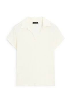 Massimo Dutti JOHNNY COLLAR WITH SHORT SLEEVE - Polo Shirt - WHITE -Massimo Dutti Shop 121014476afe484faa9a72b4f92eca6a