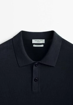 Massimo Dutti Studio - Blend - Polo Shirt - Blue/Black Denim 18 Massimo Dutti Studio - Blend - Polo Shirt - Blue/Black Denim -Massimo Dutti Shop 12176be7acf34a2a9d8996f8d6478df5