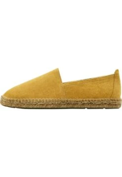 Massimo Dutti Split - Espadrilles - Mustard Yellow