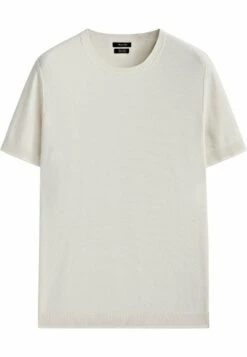 Massimo Dutti With Contrast Nautical - Basic T-Shirt - Beige -Massimo Dutti Shop 12a28bba434344908f82ea3df590069f