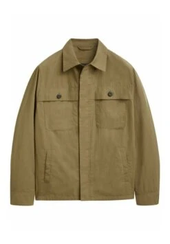 Massimo Dutti With Pockets- Summer Jacket - Brown -Massimo Dutti Shop 12adf830db9a4694bc70d324eb197189