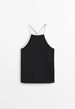 Massimo Dutti With Contrast Straps - Top -Massimo Dutti Shop 12e7133fedda4cc98d3fbacfad43b622
