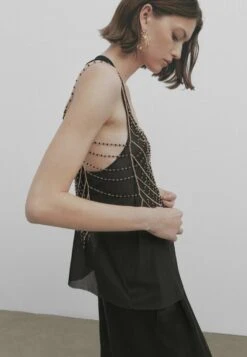 Massimo Dutti Studio-Chain With Beads - Other Accessories - Gold Coloured -Massimo Dutti Shop 13046f331b2f428a92aee479f7b59869