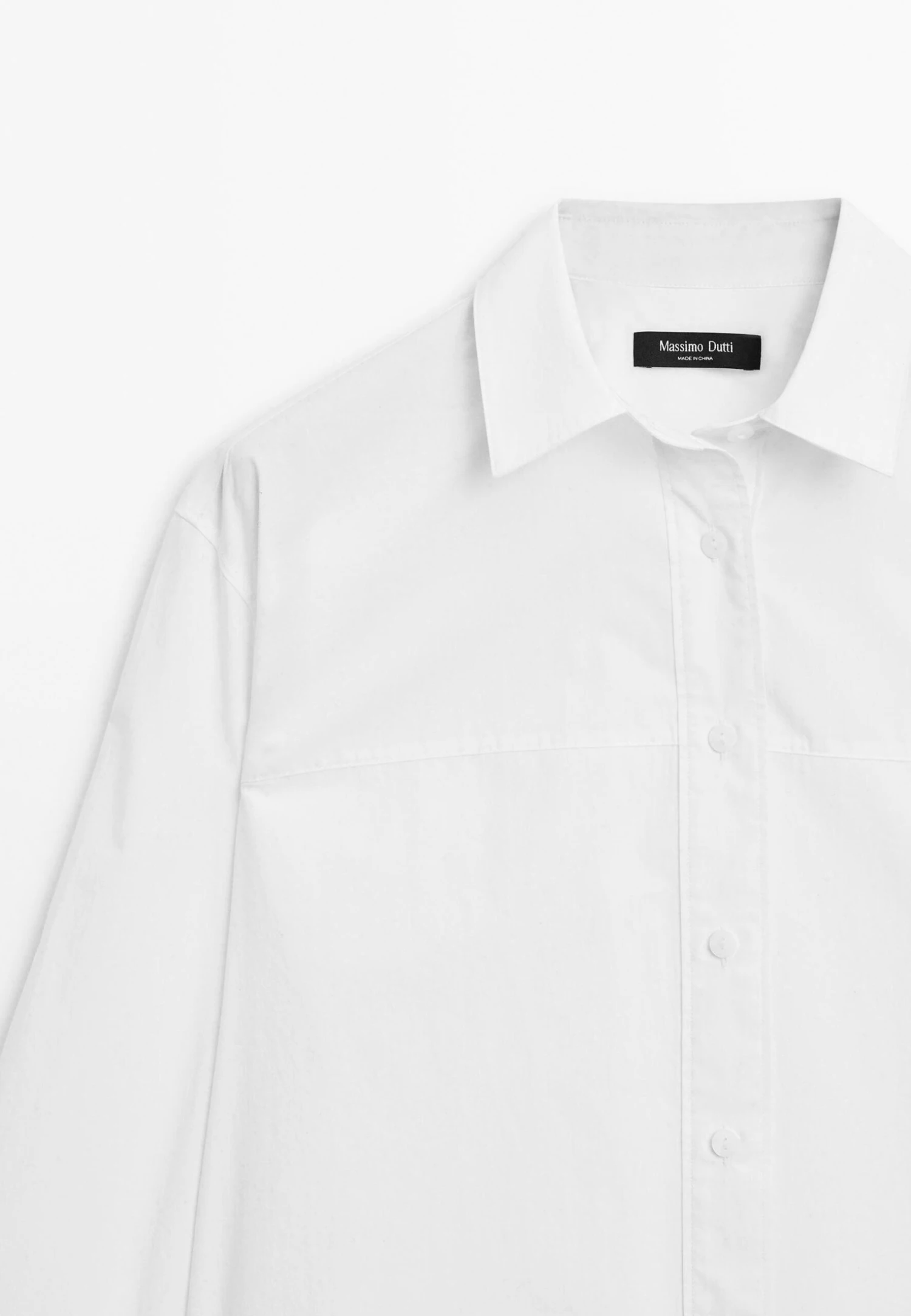 Massimo Dutti OXFORD COLLAR LONG SLEEVE - Button-down Blouse - White 8 Massimo Dutti OXFORD COLLAR LONG SLEEVE - Button-down Blouse - White - Image 6