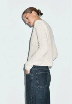 Massimo Dutti WIDE-FIT CROPPED WITH POCKETS - Relaxed Fit Jeans - Blue -Massimo Dutti Shop 136005a324914d3098aa57217759c409