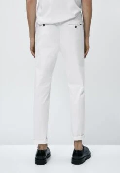 Massimo Dutti Blend- Chinos - White -Massimo Dutti Shop 143baf56d8fd41dbbf0722b3c0f7eef2