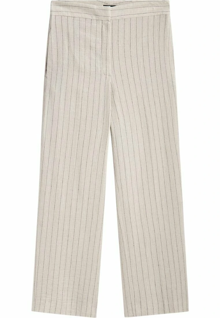 Massimo Dutti Pinstriped Style - Trousers - Beige 6 Massimo Dutti Pinstriped Style - Trousers - Beige - Image 4