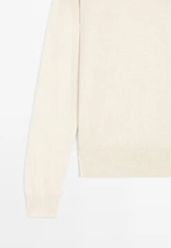 Massimo Dutti V-NECK - Jumper - Beige -Massimo Dutti Shop 144dccf6ea484692a839fe6681b30536