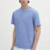Massimo Dutti Textured Short Sleeve - Basic T-Shirt - Dark Blue 2 Massimo Dutti Textured Short Sleeve - Basic T-Shirt - Dark Blue -Massimo Dutti Shop 14808cebd4e240329da9b34f7d4136fa