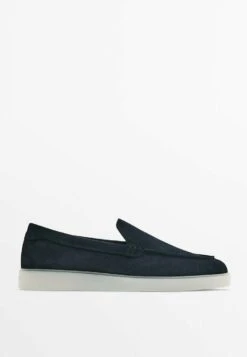 Massimo Dutti Translucent- Moccasins - Blue Black Denim -Massimo Dutti Shop 14abd9835bd44be5a997046c4be0eb96