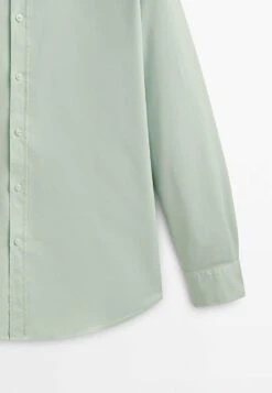 Massimo Dutti Micro Textured - Shirt - Khaki -Massimo Dutti Shop 14be8f5168724301bc6867b84c95b17d