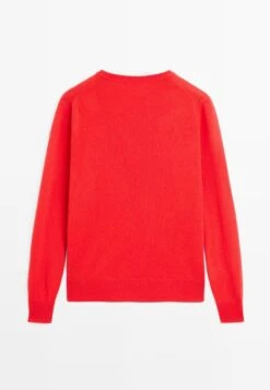 Massimo Dutti KNITTED CREW NECK SWEATER - Jumper - Red -Massimo Dutti Shop 14d44cdcb25e4f91a9f5f65c301815b9