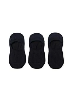 Massimo Dutti 3 Pack - Trainer Socks - Dark Blue