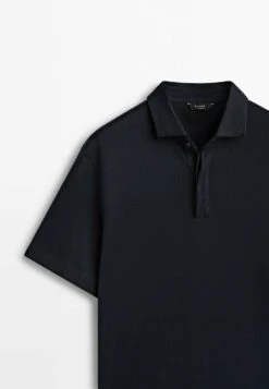 Massimo Dutti Short Sleeve Gassed- Polo Shirt - Dark Blue 21 Massimo Dutti Short Sleeve Gassed- Polo Shirt - Dark Blue -Massimo Dutti Shop 14f603d3ef3c4af5b58837e3391f9086