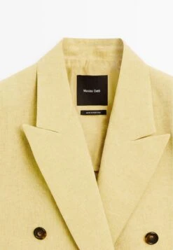 Massimo Dutti DOUBLE-BREASTED WITH FLAP POCKETS - Blazer - Mustard Yellow -Massimo Dutti Shop 15a40ceb6e114fbe9c6714980f02f799