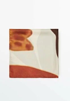 Massimo Dutti Abstract Printed - Scarf - Bordeaux -Massimo Dutti Shop 15c0aea7836b42d982bbc51de1102945
