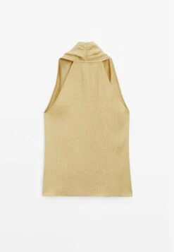 Massimo Dutti CROSSOVER HALTER NECK - Blouse - Mustard Yellow 20 Massimo Dutti CROSSOVER HALTER NECK - Blouse - Mustard Yellow -Massimo Dutti Shop 15dc327408ef4685a9b72ba1fdbc44a0