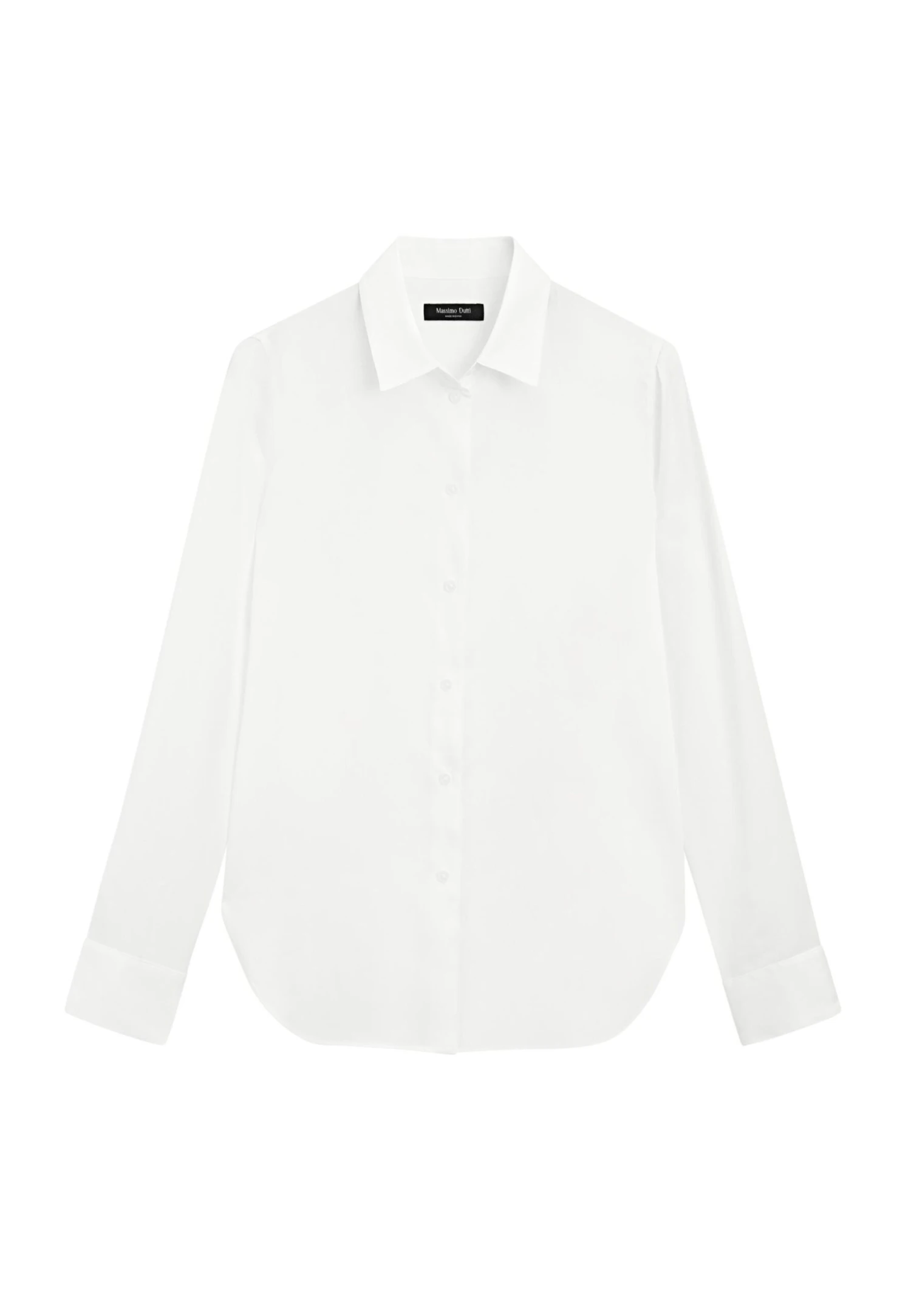 Massimo Dutti FLOWING LONG SLEEVE - Button-down Blouse - White 8 Massimo Dutti FLOWING LONG SLEEVE - Button-down Blouse - White - Image 6